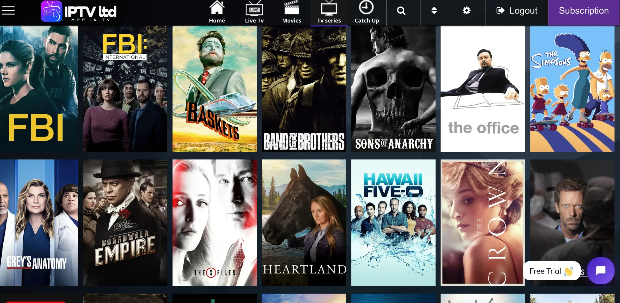 Dive into trending TV series with IPTV Ltd's live series streaming, offering comfortable viewing and a wide selection of popular shows.